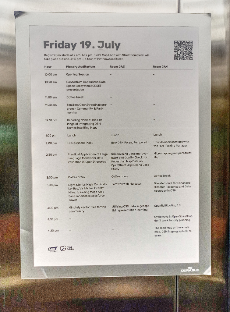 Plan konferencji
