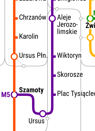 Koleje na schemacie