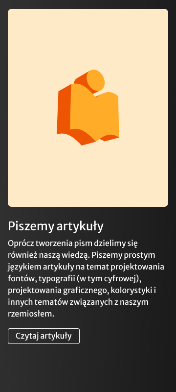 Sekcja „Co robimy” strony głownej dla telefonów